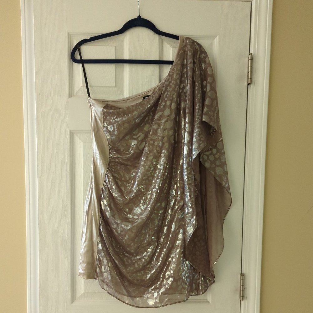 Bebe shoulder mini dress